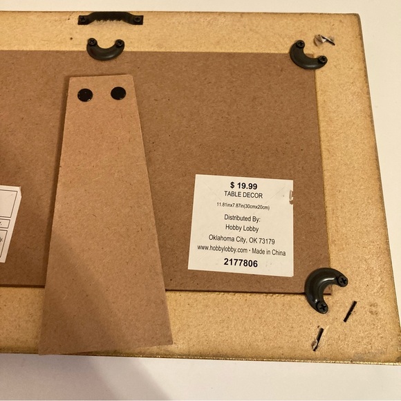 Vintage Style, Gold Ornate Chalkboard Wood Decor - Picture 5 of 9